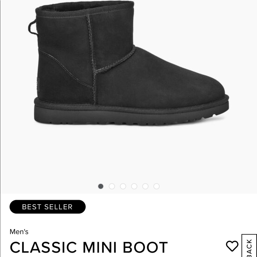 WORN TWICE! Men’s Classic Mini Ugg- Black size 11